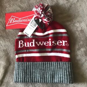 Brand New Adult Budweiser beanie / stocking cap